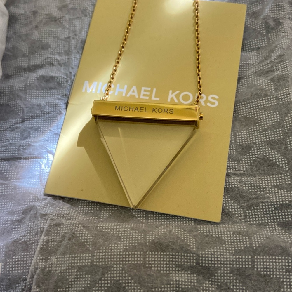 Long MK necklace